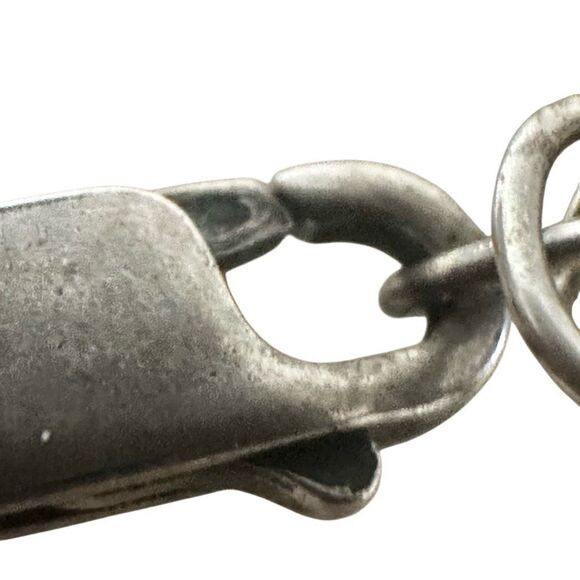 Vintage Silpada Sterling Silver Smoky Quartz Drop Necklace - Picture 9 of 11